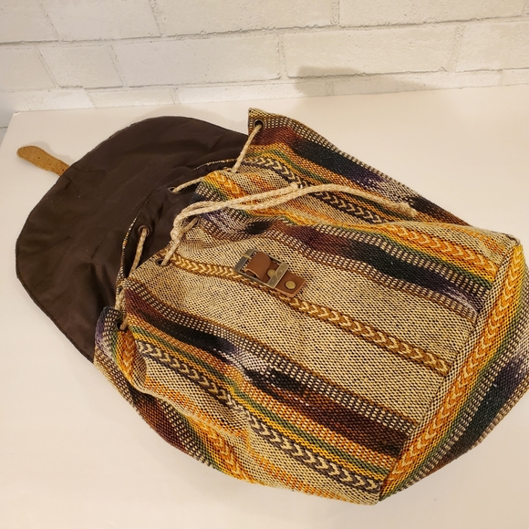 Boho World Market backpack - Picture 9 of 14